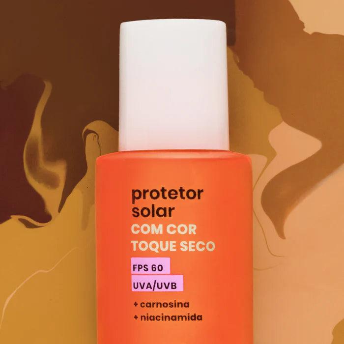 Protetor Solar com Cor Toque Seco FPS 60